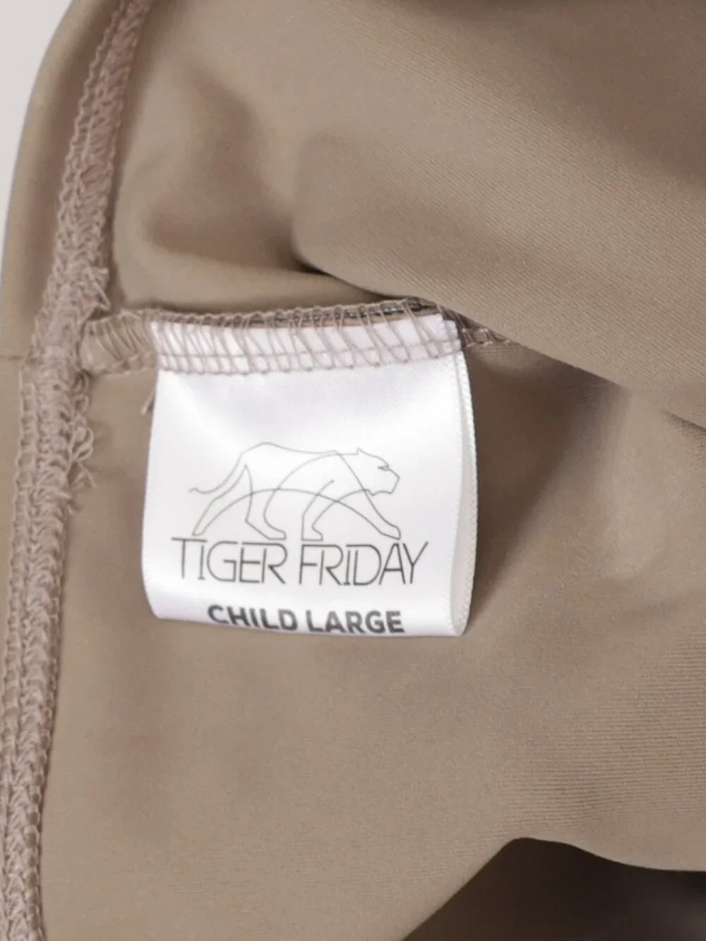 Tiger Friday Ever After Top size Child L in Tan EUC